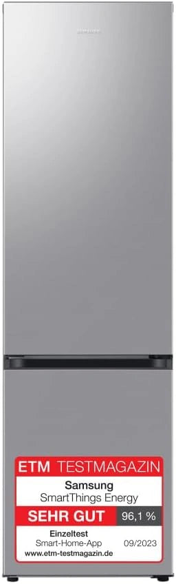 Samsung Kühl-Gefrierkombination, 390 L, Edelstahl