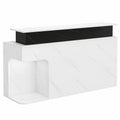 Empfangstresen mit Stauraum und Schubladen für Mode- und Schönheitssalons, elegante Einzelhandelsmöbel