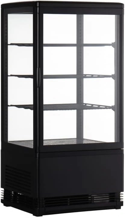 Générique Kühlvitrine, 78 L, Schwarz