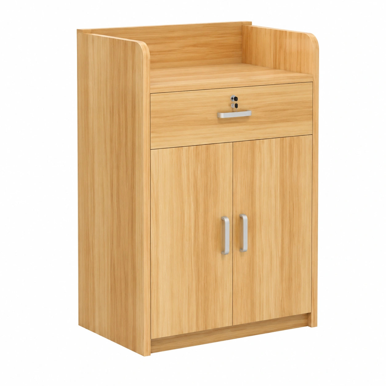 Stylischer Empfangstisch für Büro und Salon - Fronttheke mit Kassenschublade, 80x40x90 cm