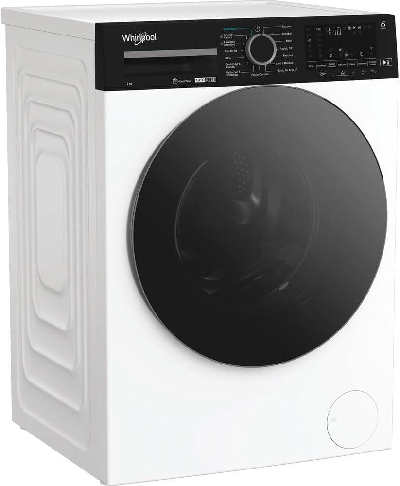 Whirlpool Waschmaschine 1400giri, Fassungsvermögen 12 kg, WLAN