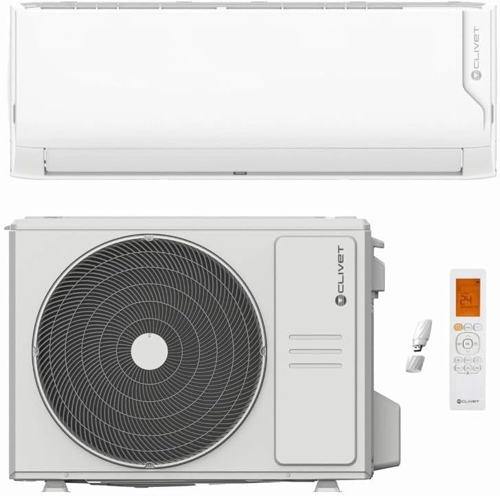 CLIVET CRISTALLO Klimaanlage Split 9000, 9000 BTU, WLAN