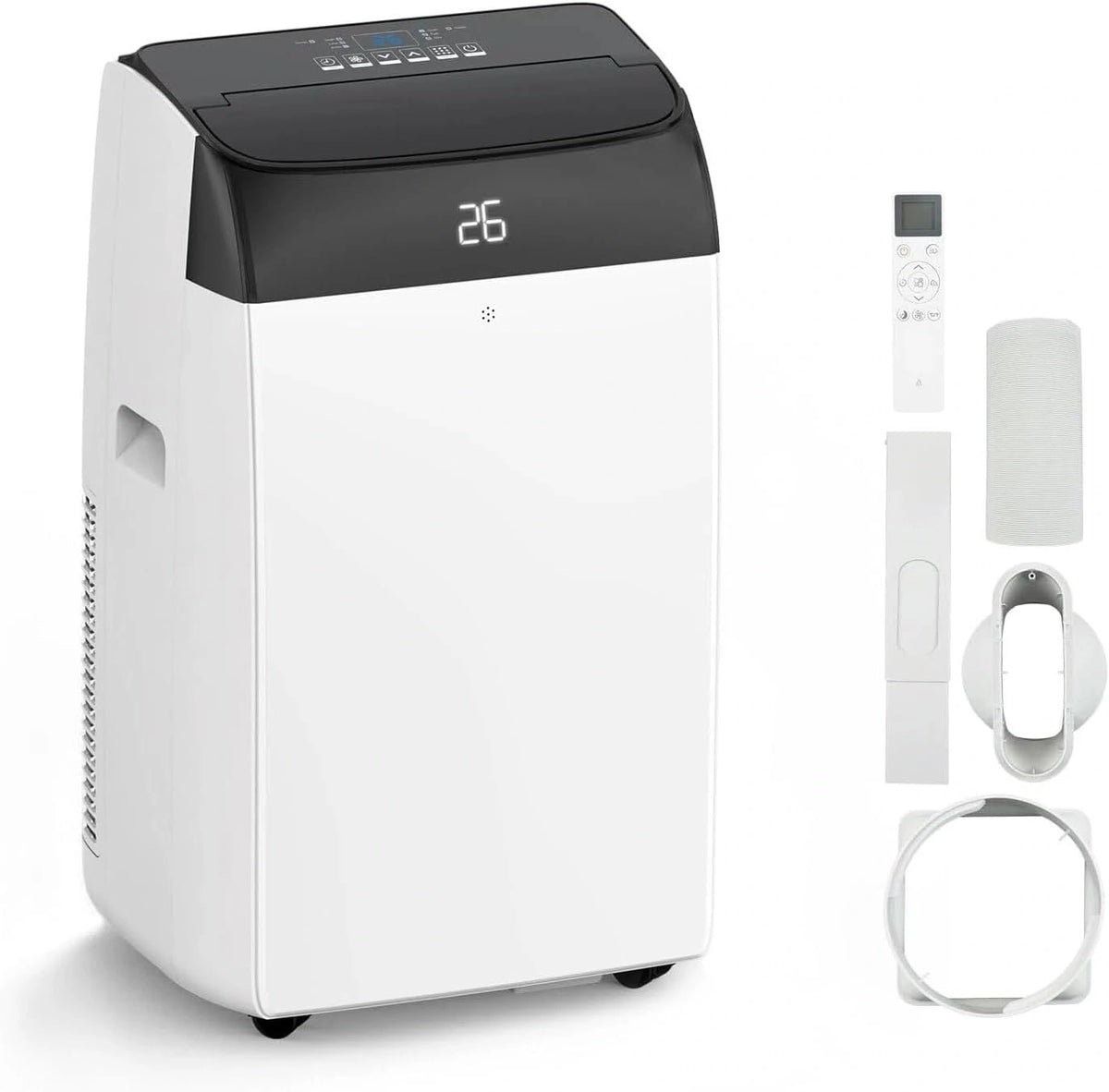 GarveeMore Klimaanlage, 10000 BTU, bis 28 m², Weiß und Schwarz