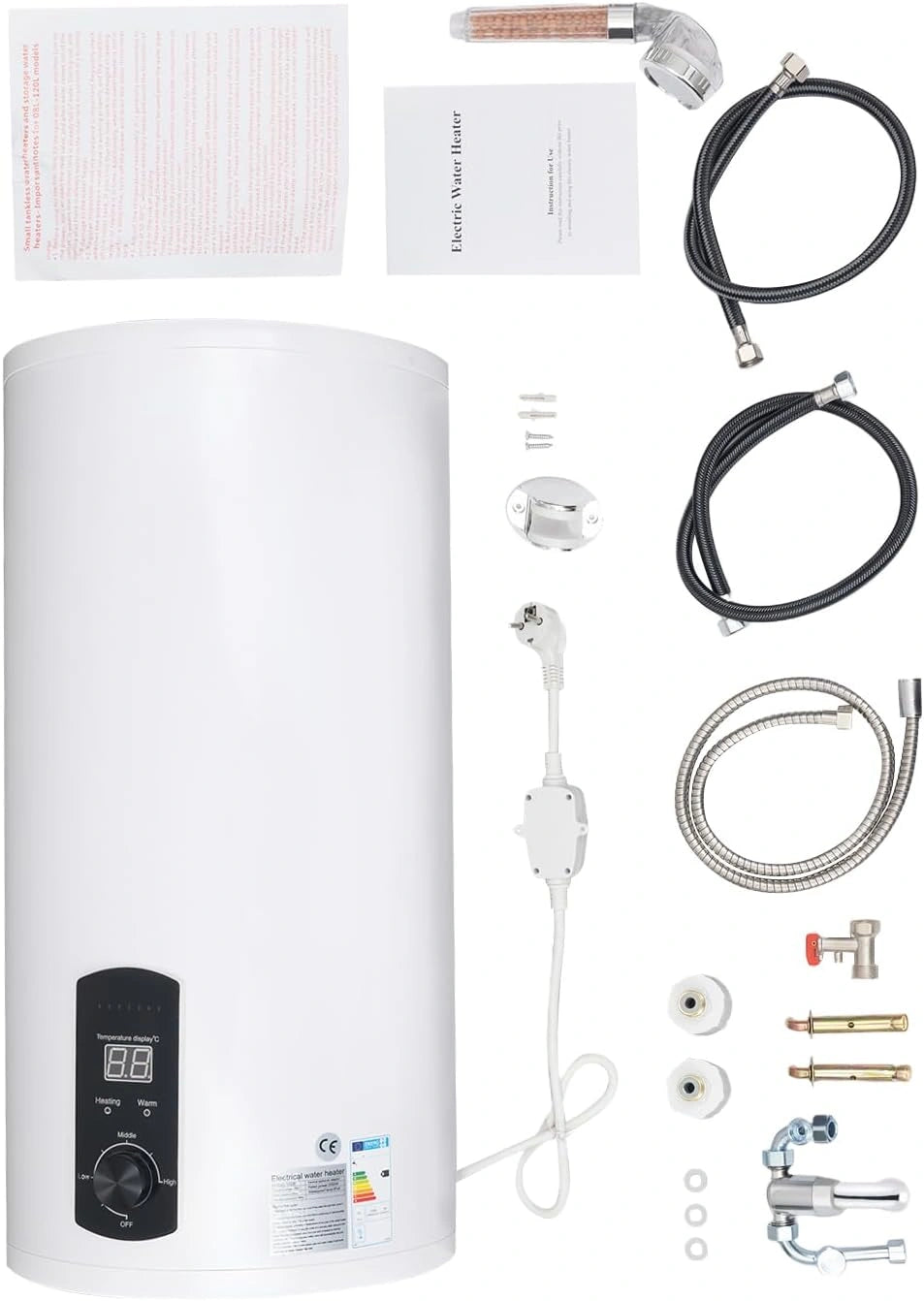CHERIKIU Warmwasserbereiter, 80 L