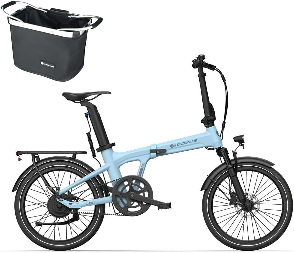 A Dece Oasis E-Bike 20S, Reichweite bis 25 km, klappbar