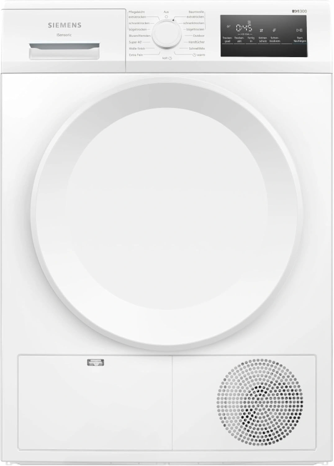 Siemens Wäschetrockner iQ300, Fassungsvermögen 8 kg