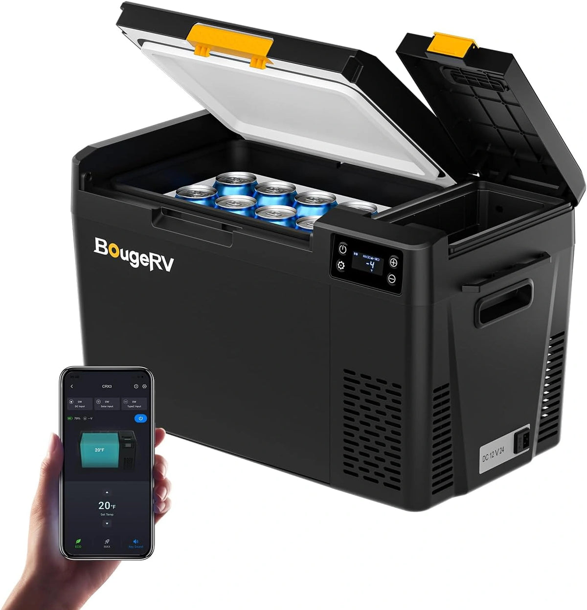 BougeRV Elektrische Kühlbox CRX3, 22 L