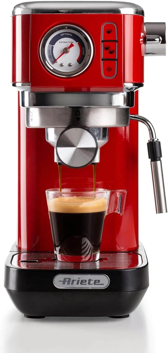 Ariete Kaffeemaschine, 1.1 L, Rot