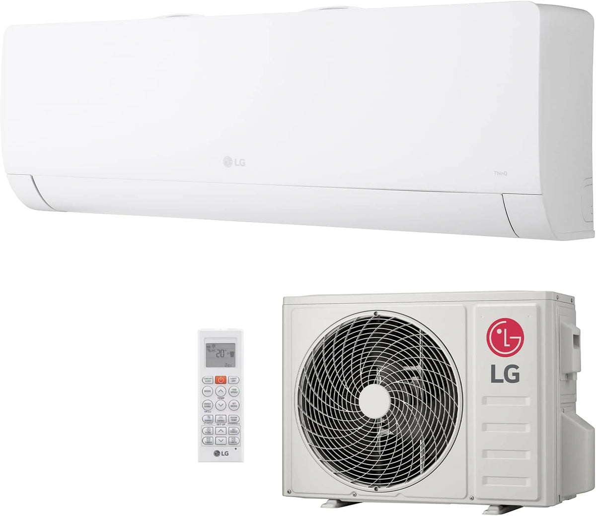 LG Klimaanlage WZ09AWN.SNU1, 9000 BTU, Wärmepumpe, WLAN