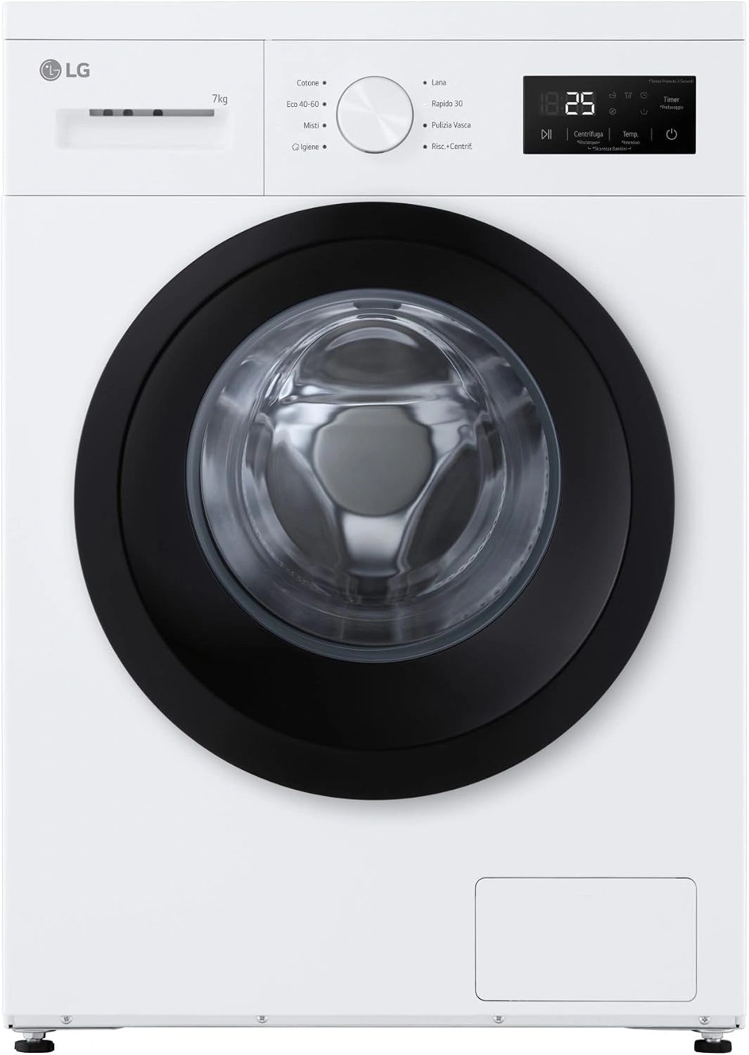 LG Frontlader-Waschmaschine F4NA10S7NWK, Weiß