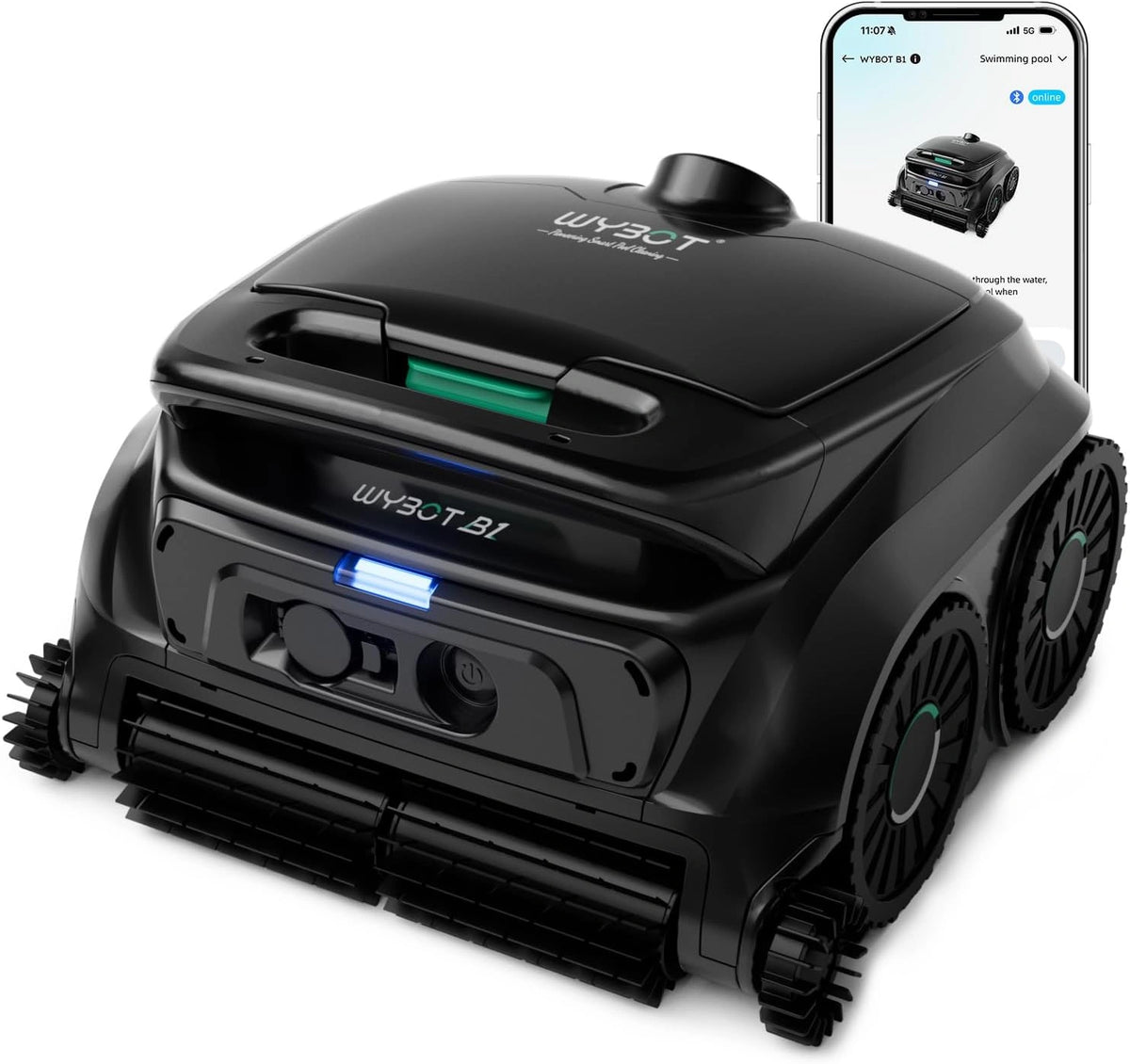 WYBOT Poolroboter B1, Schwarz