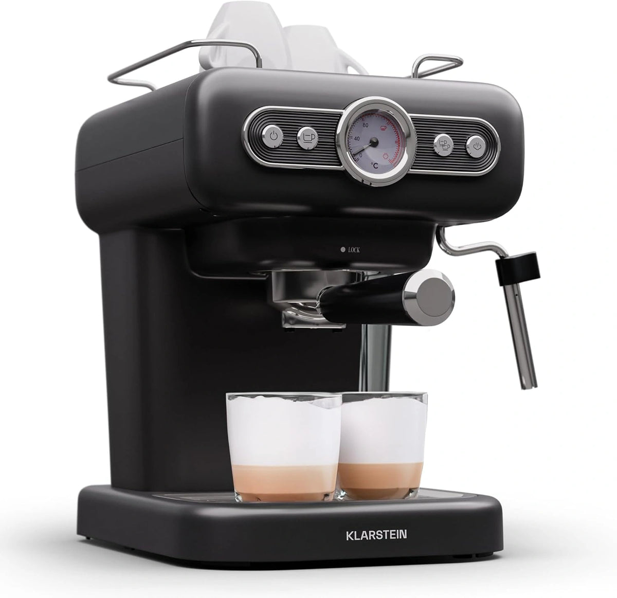 Klarstein Espressomaschine, Edelstahl