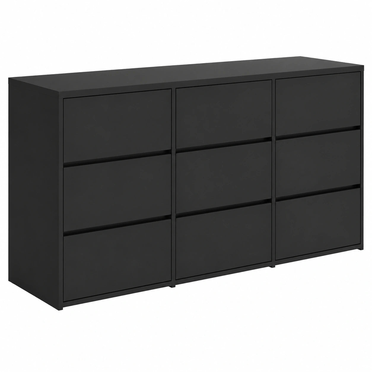 Eleganter Empfangstisch mit Schloss – Vielseitige Theke für Salon, Büro oder Lobby – 130 cm