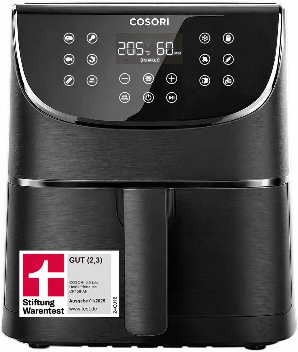 Cosori Heißluftfritteuse, 5.5 L