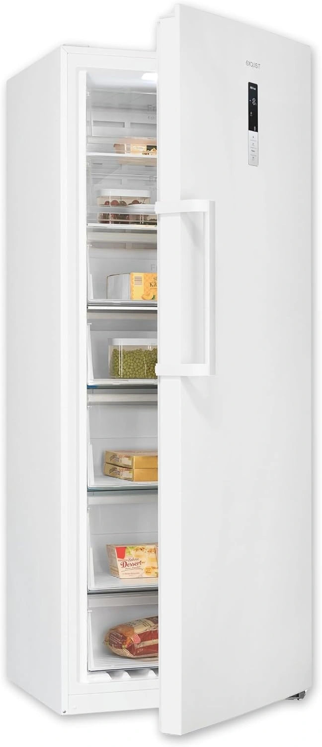Exquisit Gefrierschrank, 380 L, No Frost, Weiß