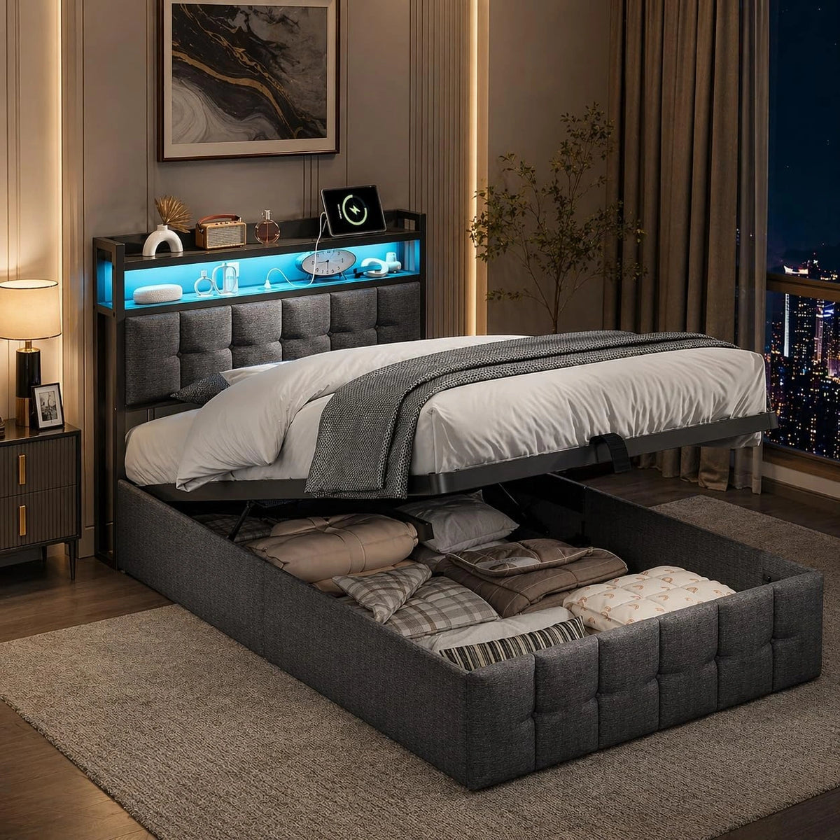 QMTXBYJ Bett 90x200