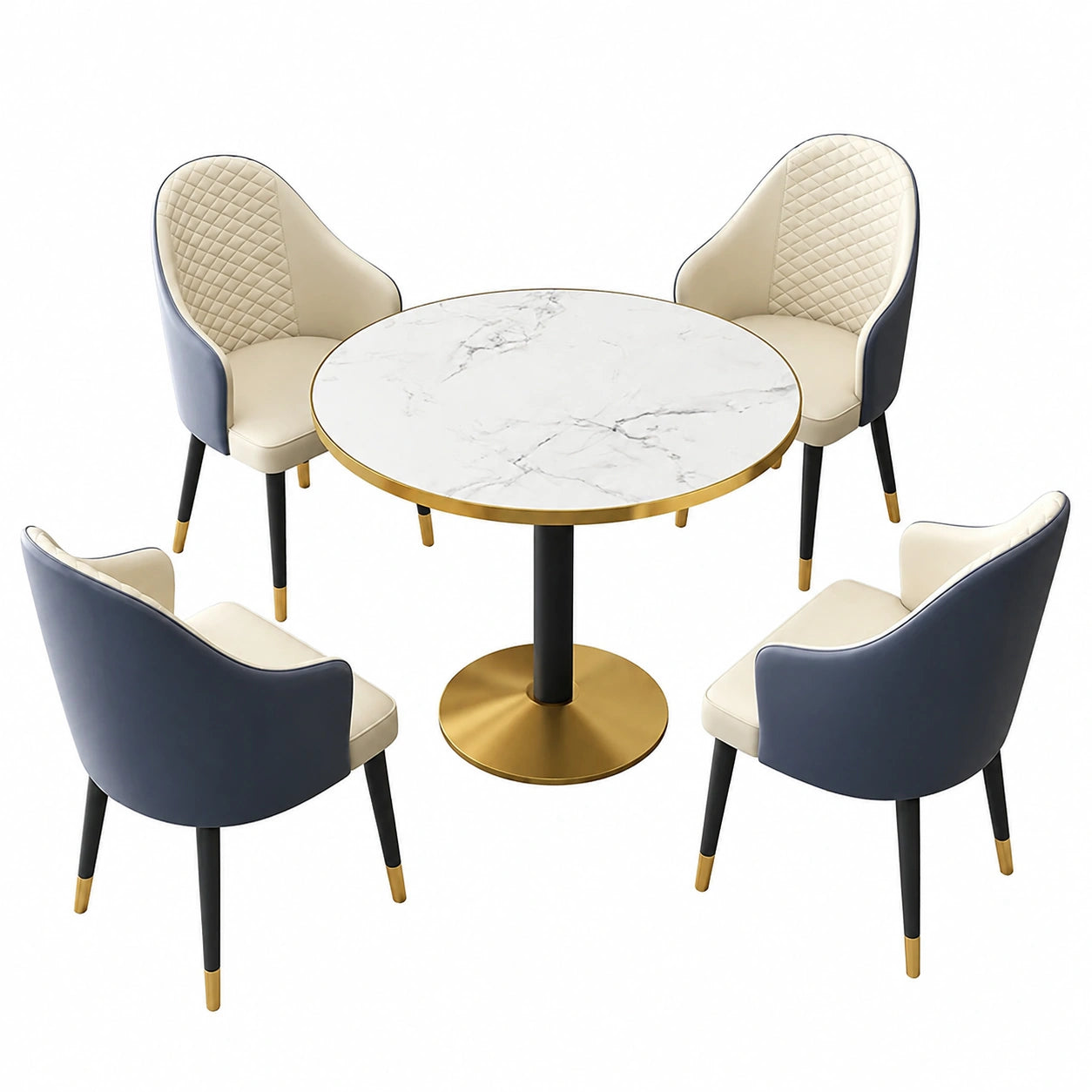 Stilvolles Konferenzmöbel-Set mit Tisch und Stühlen für Büro und Wohnzimmer