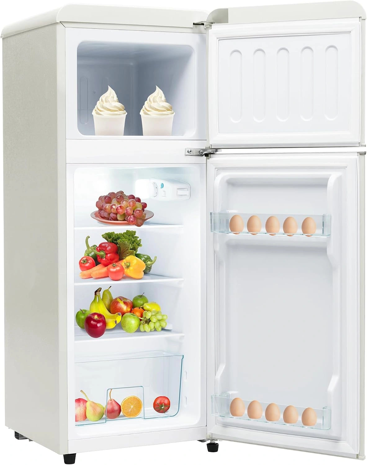 Merax Mini-Kühlschrank, 96 L, Weiß