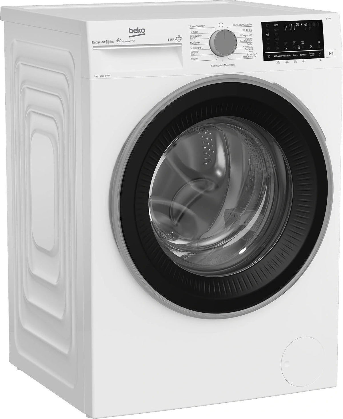 Beko Waschmaschine B3WFU59415W2, Fassungsvermögen 9 kg, Bluetooth, Weiß