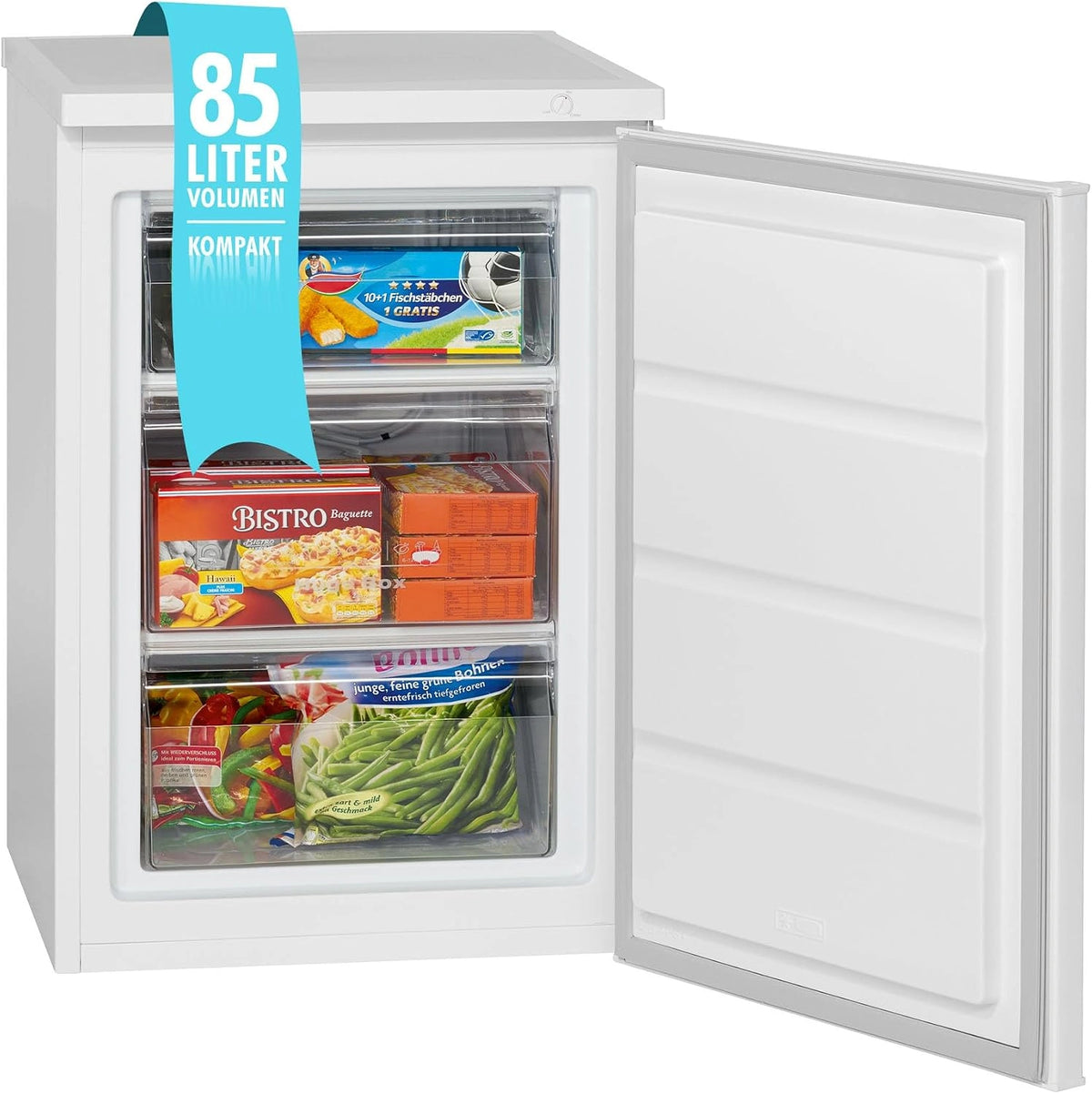 Bomann Gefrierschrank, 85 L, Weiß
