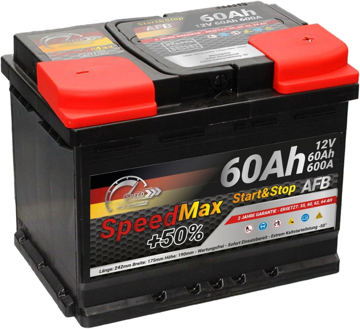 SMC Akku 600A, 60 Ah, 12 V