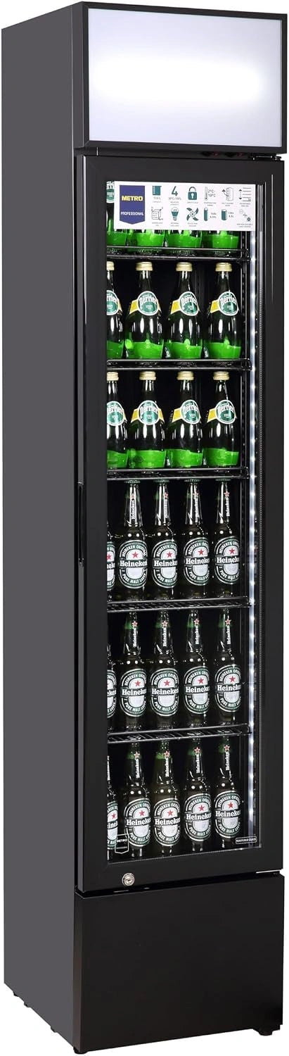 METRO Professional Kühlschrank, 133 L, Schwarz