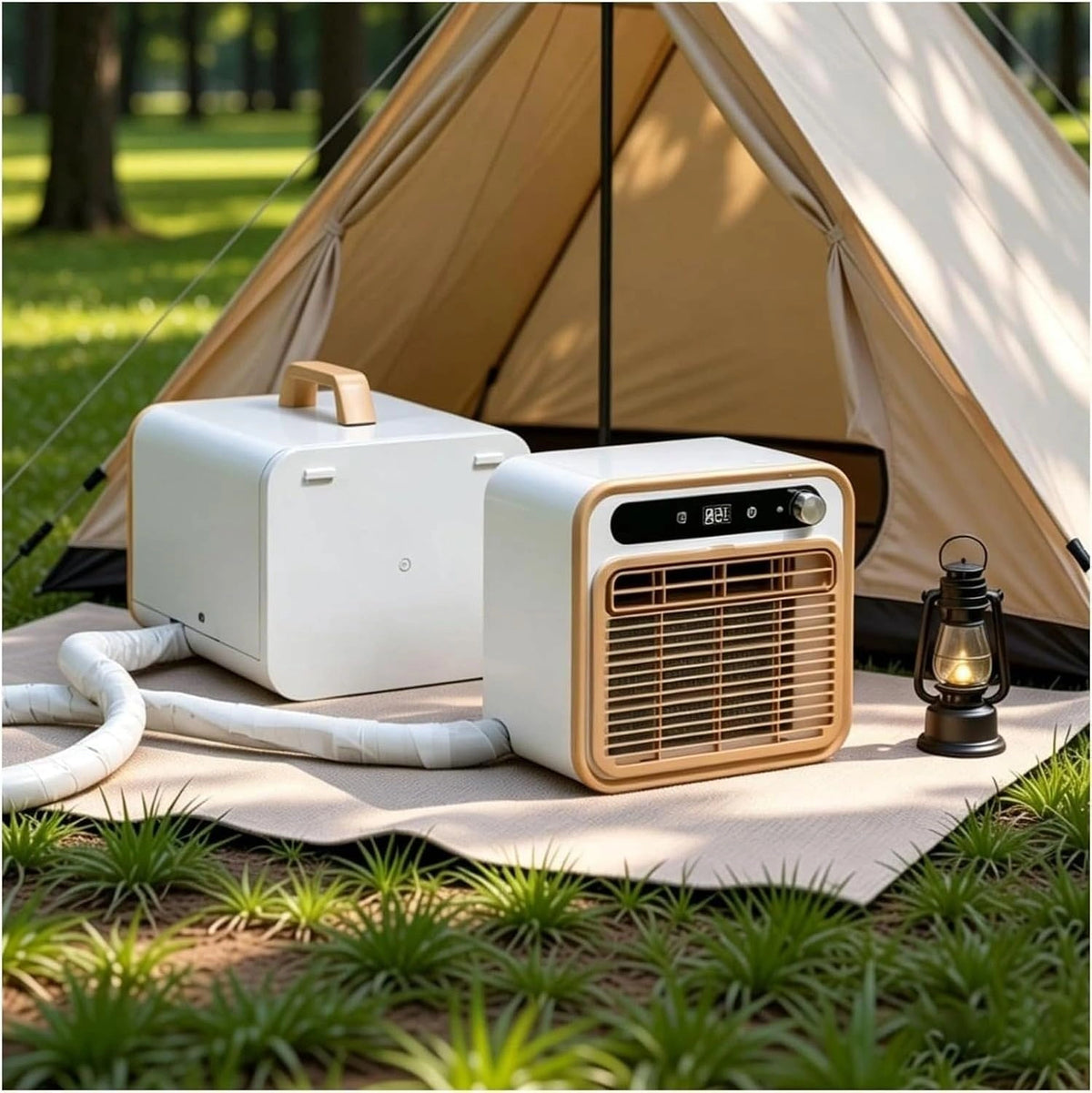 ZJHHRZ Klimaanlage, WLAN, Fernbedienung