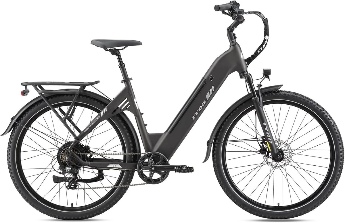 ttgo E-Bike C5, 2.4 Zoll, Reichweite bis 110 km, 13,5 Ah, 48 V