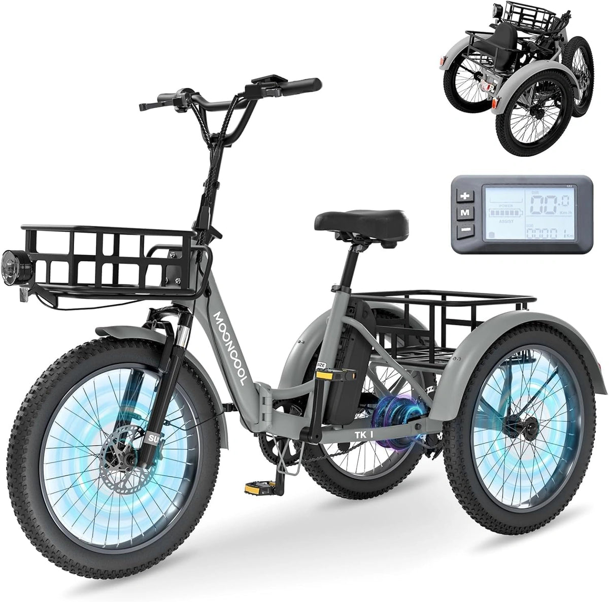 MOONCOOL E-Bike, 20 Zoll, 20 Ah, 36 V