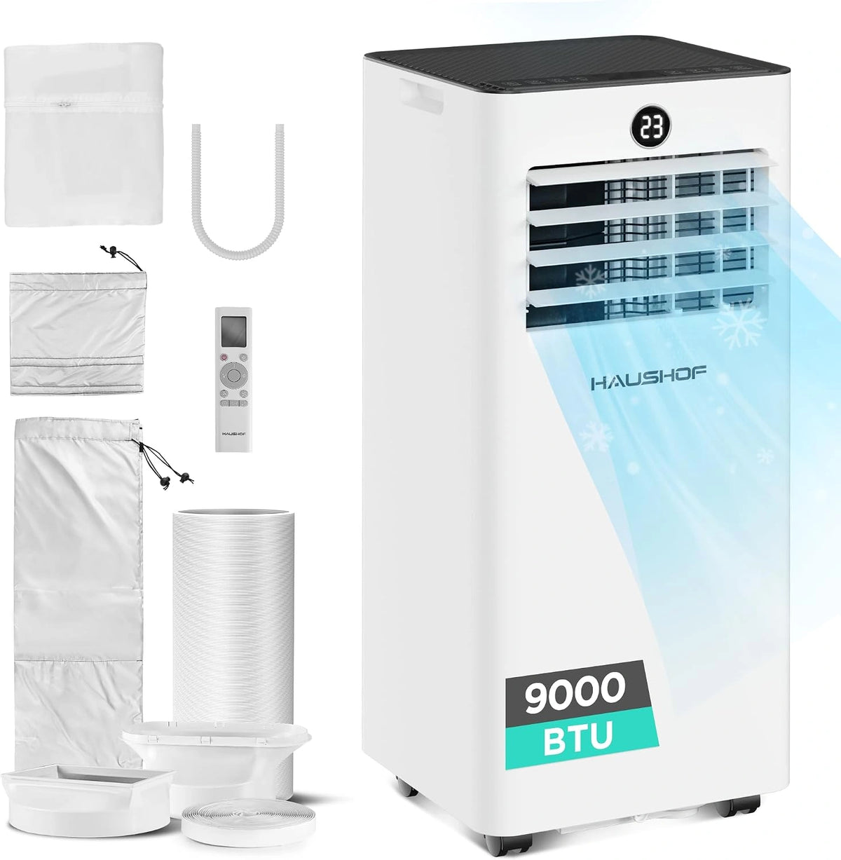 HAUSHOF Klimaanlage, 9000 BTU, bis 30 m²