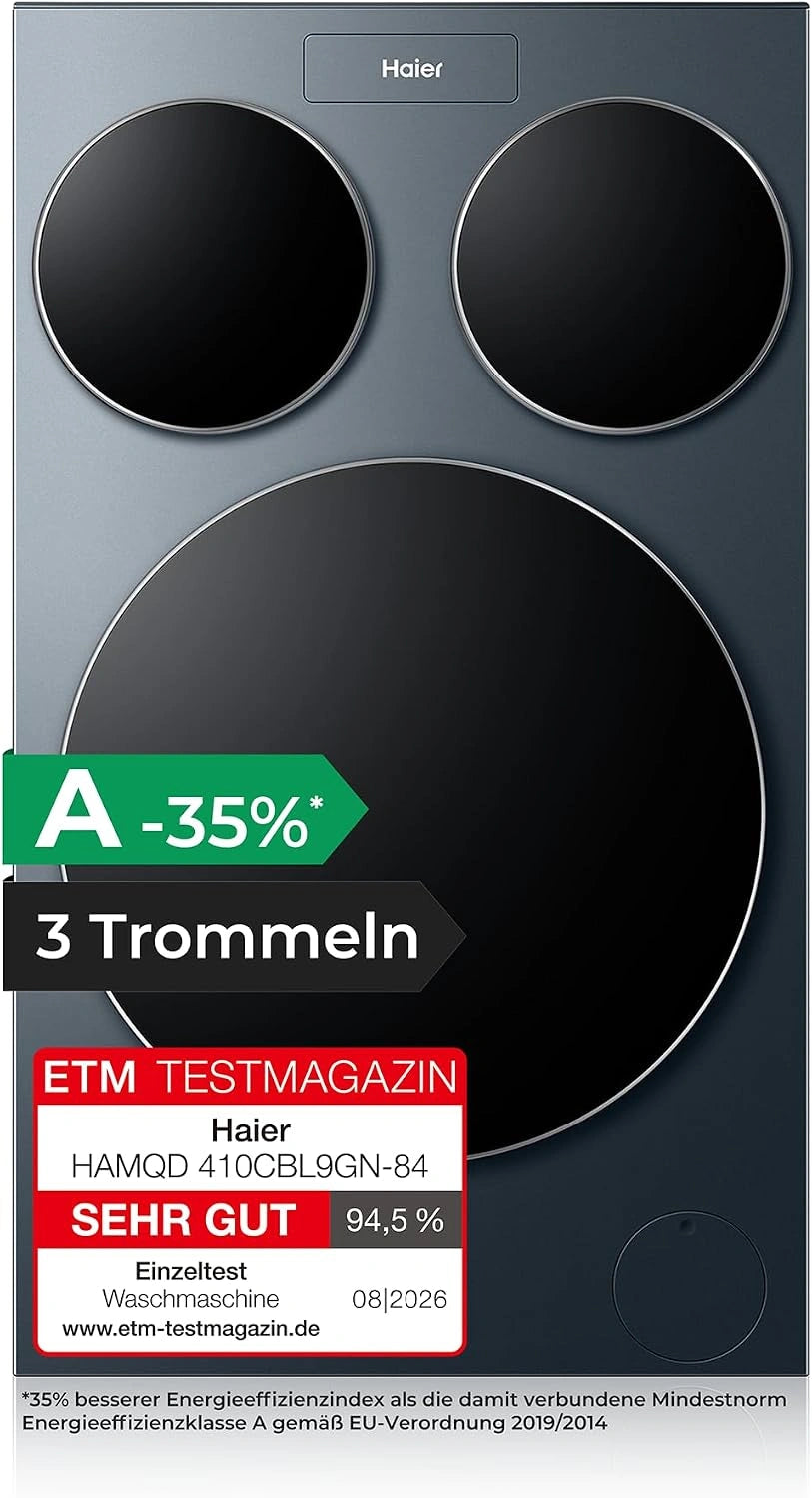 Haier Waschmaschine 10+1+1kg, Fassungsvermögen 1 kg