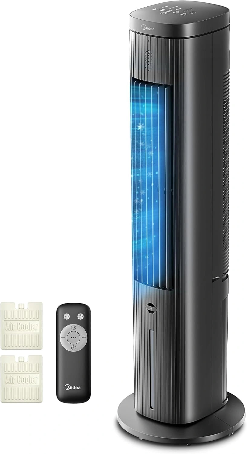 Midea Luftkühler MAC25JRB, Schwarz