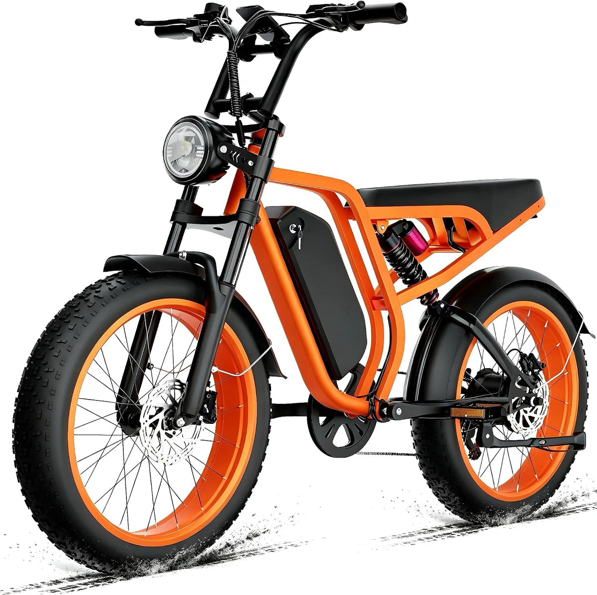 DEEPOWER E-Bike, 20 Zoll, Reichweite bis 110 km, 20 Ah, 48 V