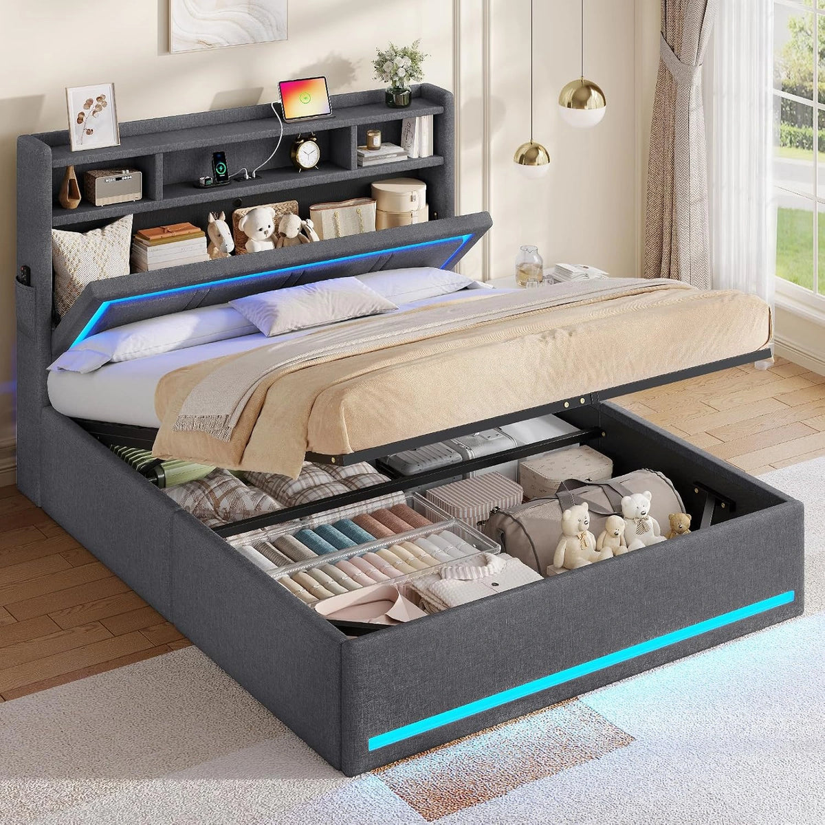 AOGLLATI Bett 140x200, 140 × 200 cm