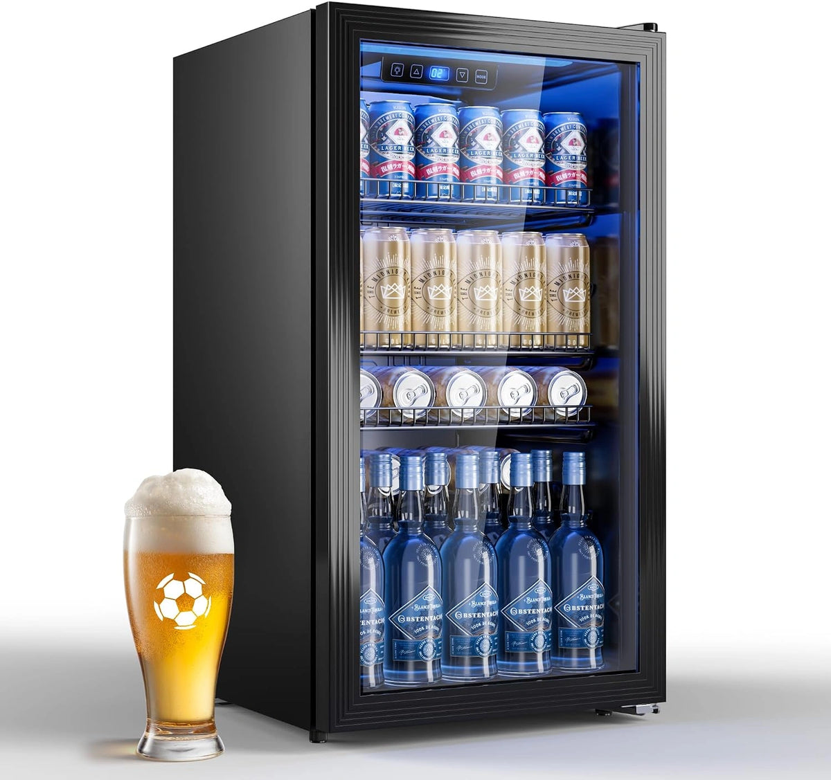 TRIUMPHKEY Mini-Kühlschrank, 90 L