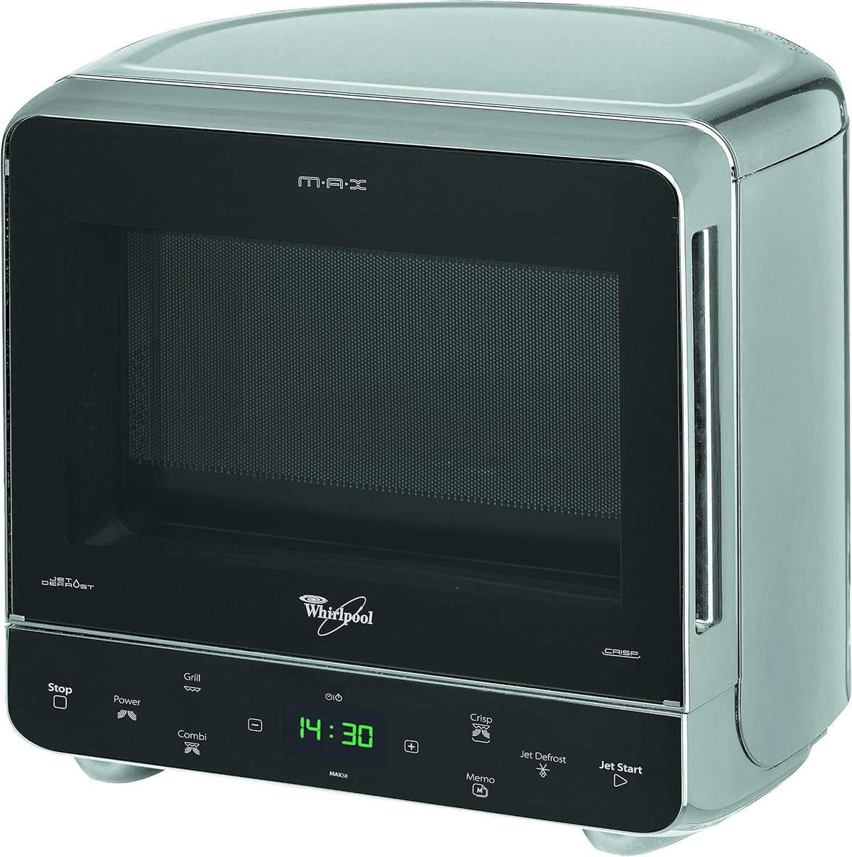 Whirlpool Mikrowelle MAX 38, 13 L, Silber